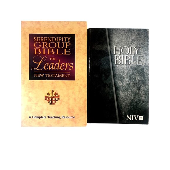 Serendipity Group Bible For Leaders & NIV Holy Bible Set - Picture 1 of 6